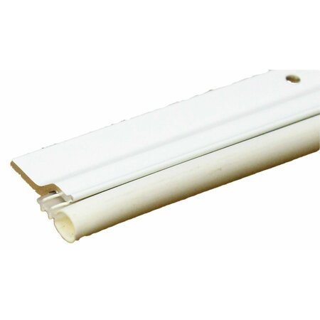 RANDALL Aluminum and Vinyl Door Weatherstrip Set Top (36") Piece and Two Side (84") Pieces (White) V-88-WH